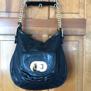 Badgley Mischka leather handbag